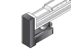 Screw driven actuator with side drive