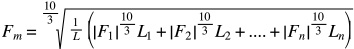 Mean Equivalent Dynamic Load