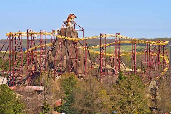 Volcano Roler Coster A summer tribute to linear motion