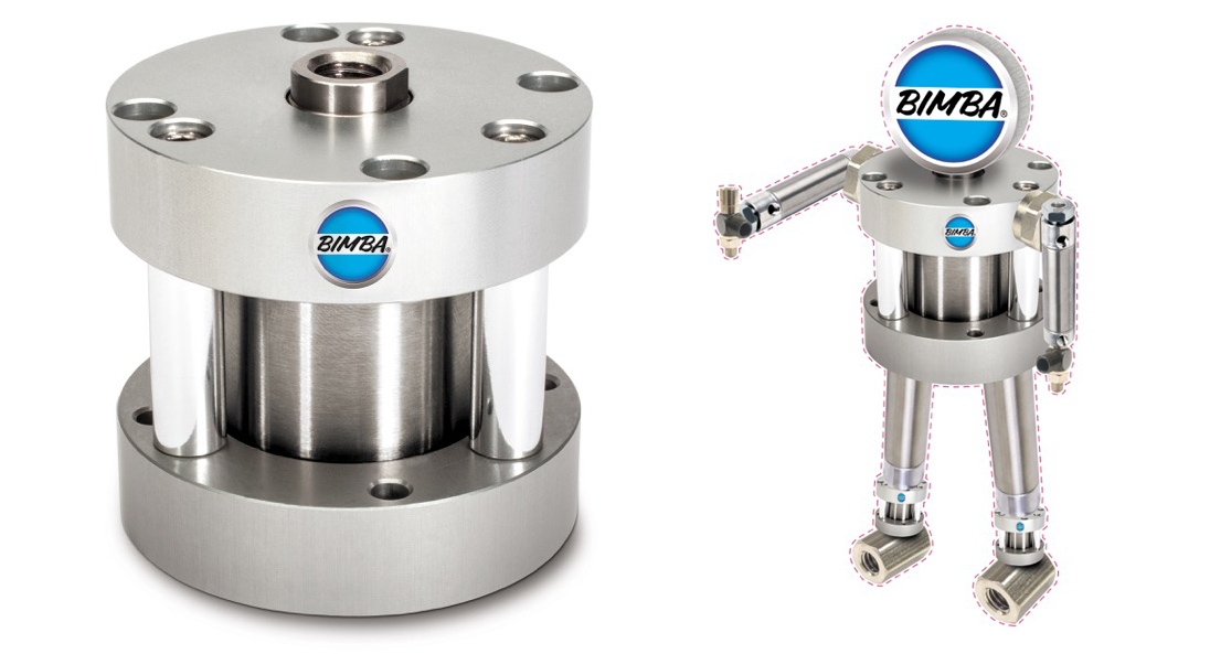 19 new features in Bimba "Blue and Improved" air cylinder line