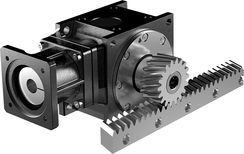 Rack and pinion system