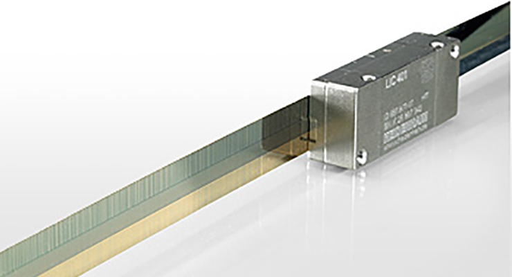 Where are glass scale linear encoders used?