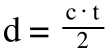 distance equation