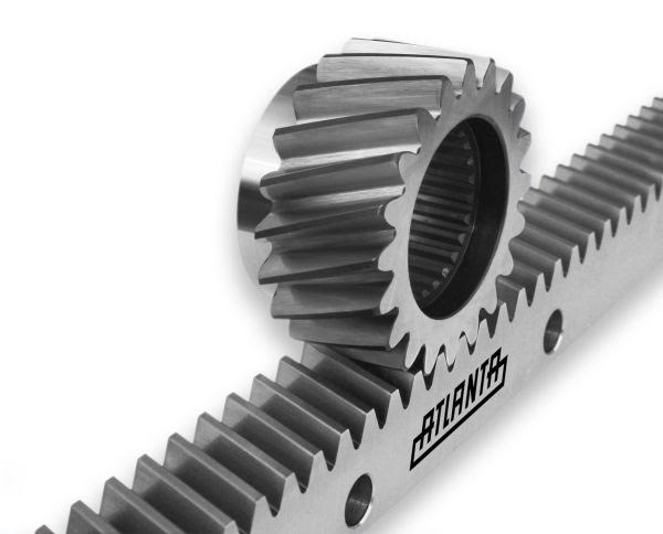 Difference between module and diametral pitch for rack and pinion systems %