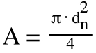 shaft area equation