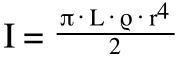 inertia of screw