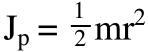 solid cylinder inertia equation