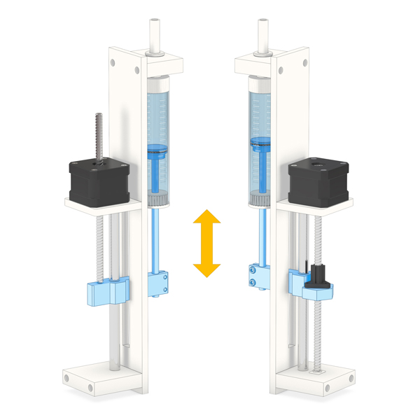 Hybrid Stepper Linear Actuator Pumps