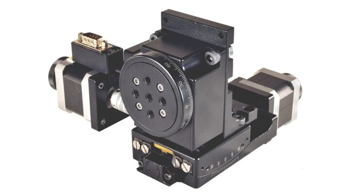OES launches dual-axis goniometer and rotary stage series